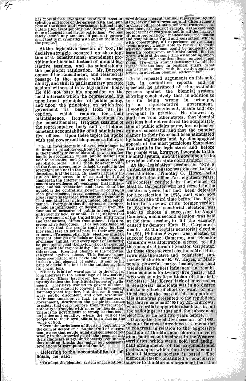  Source: Milwaukee Sunday Telegraph Topics: Government and Politics Date: 1882-05-21