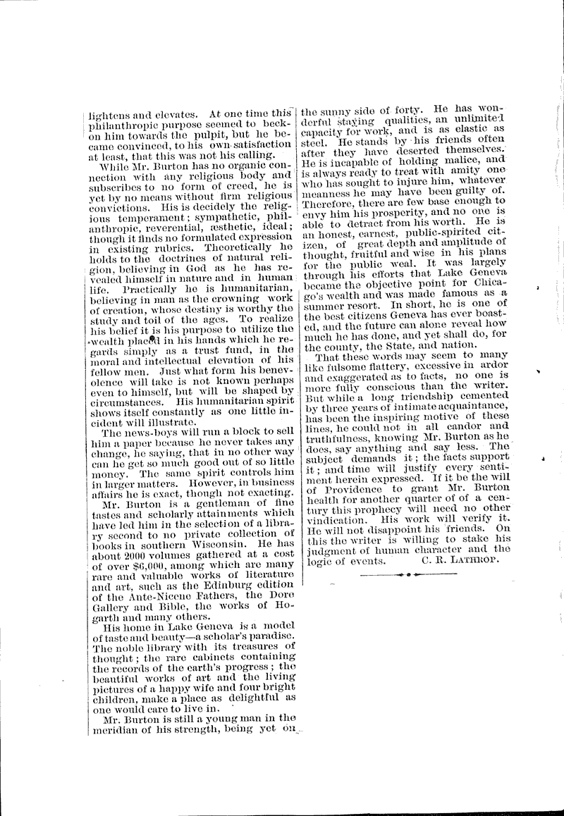  Source: Delavan Republican Topics: Industry Date: 1886-04-09