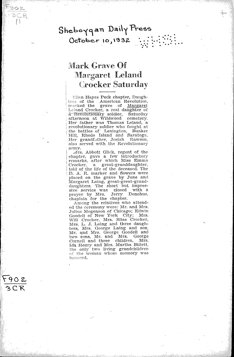  Source: Sheboygan Daily Press Date: 1932-10-10