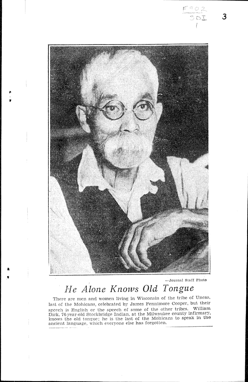  Source: Milwaukee Journal Date: 1931-02-01