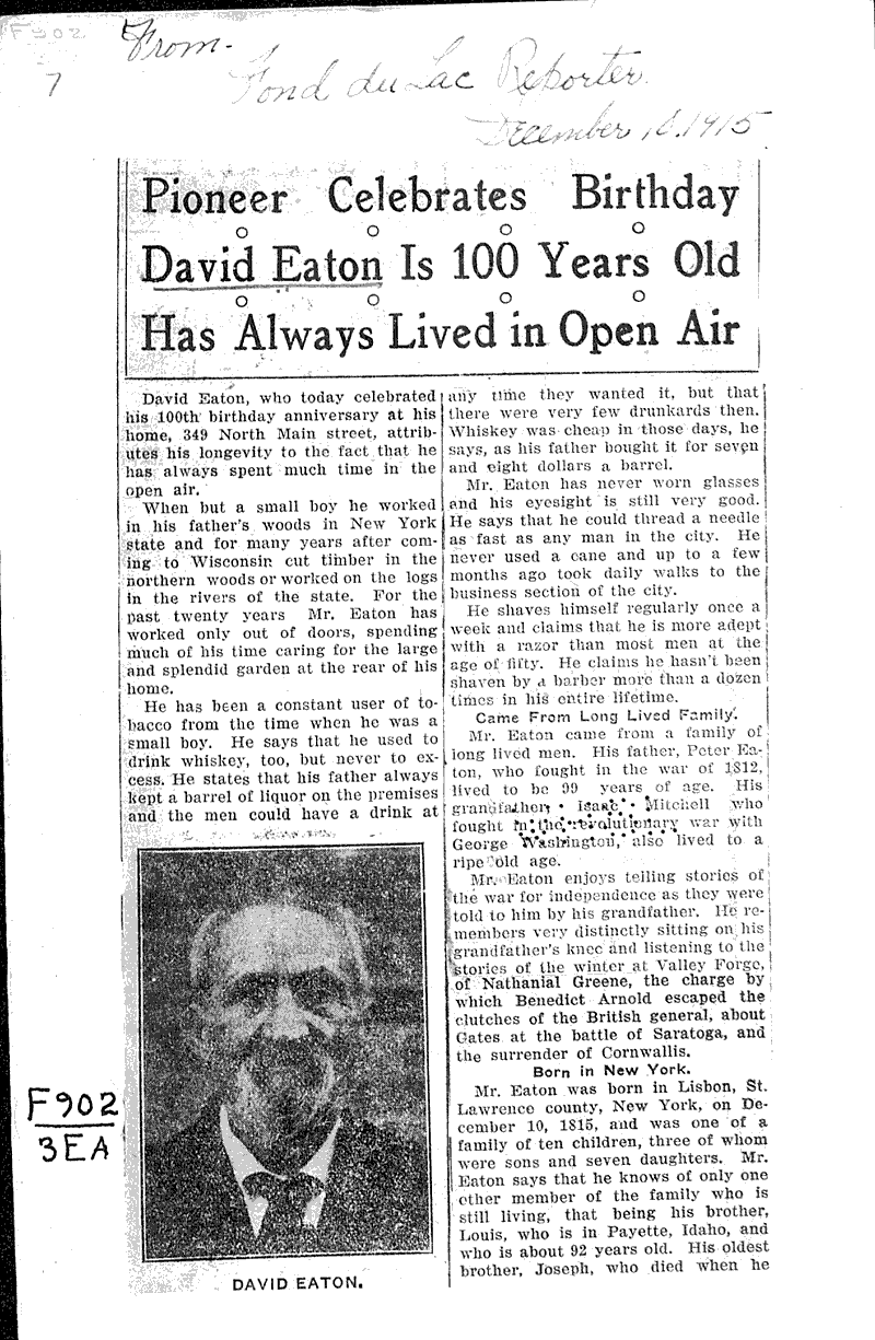  Source: Fond du Lac Daily Reporter Date: 1915-12-10