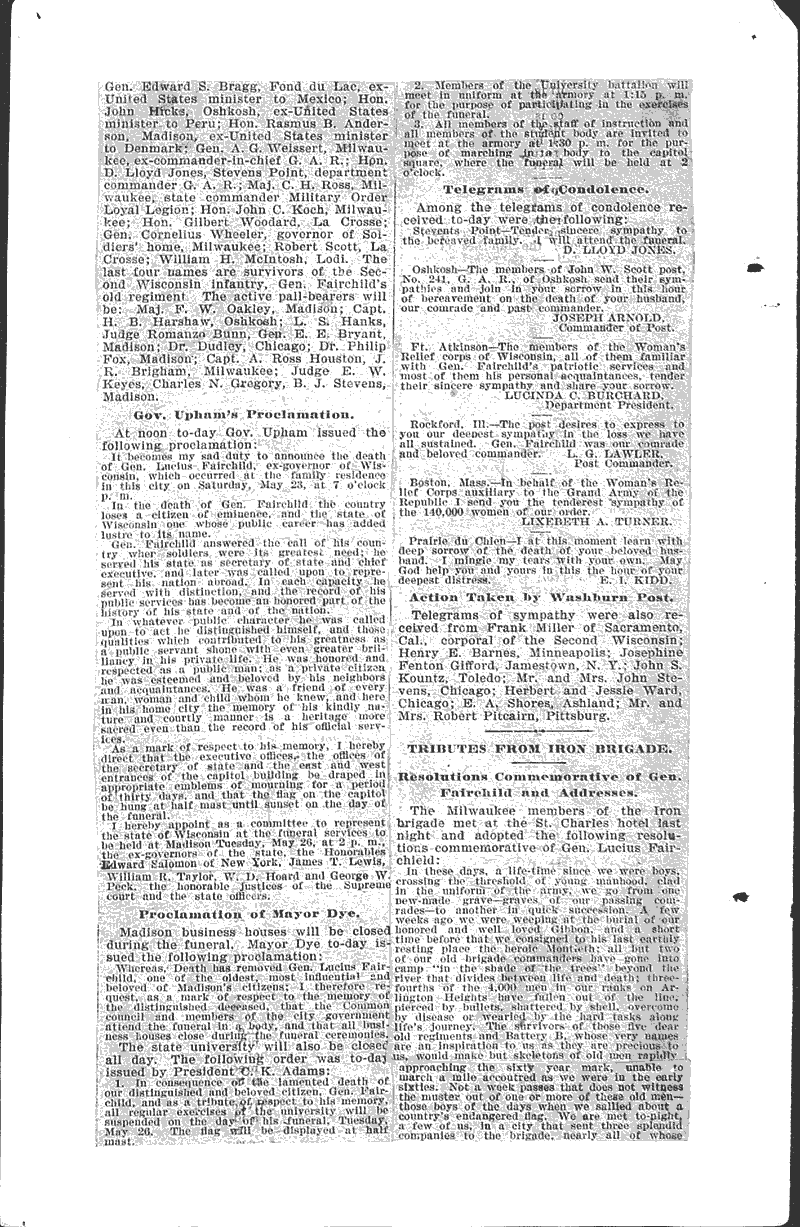  Source: Milwaukee Sentinel Topics: Government and Politics Date: 1896-05-26
