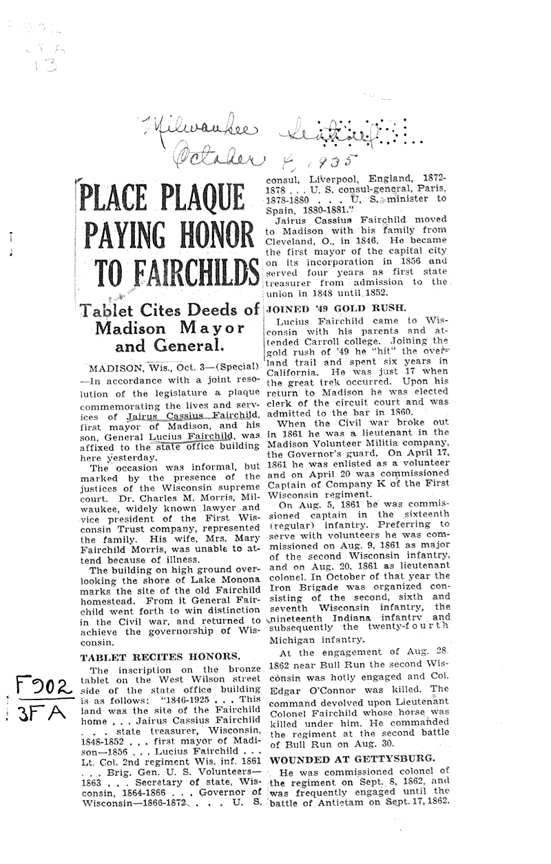  Source: Milwaukee Sentinel Date: 1935-10-04