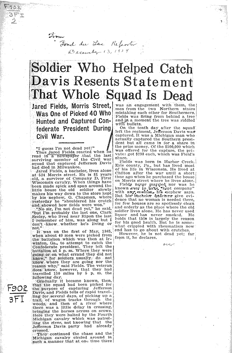  Source: Fond du Lac Daily Reporter Date: 1924-12-13