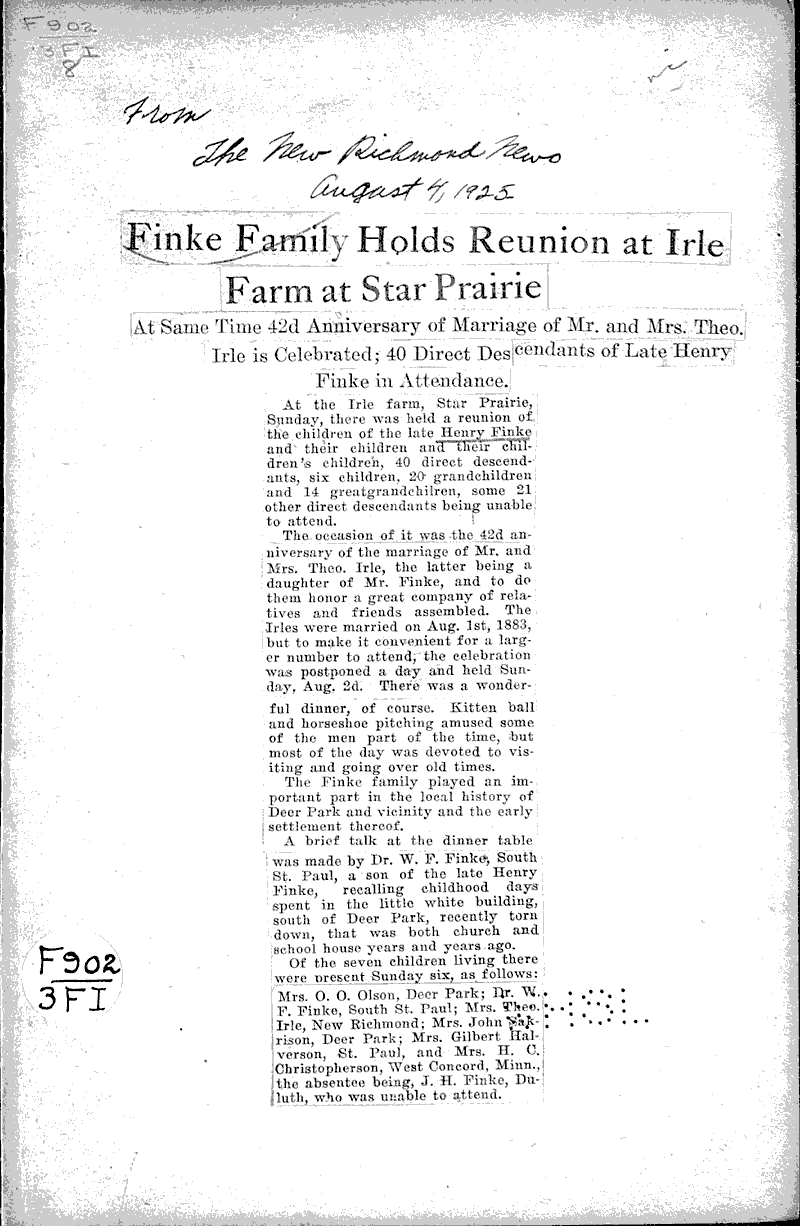  Source: New Richmond News Date: 1925-08-04