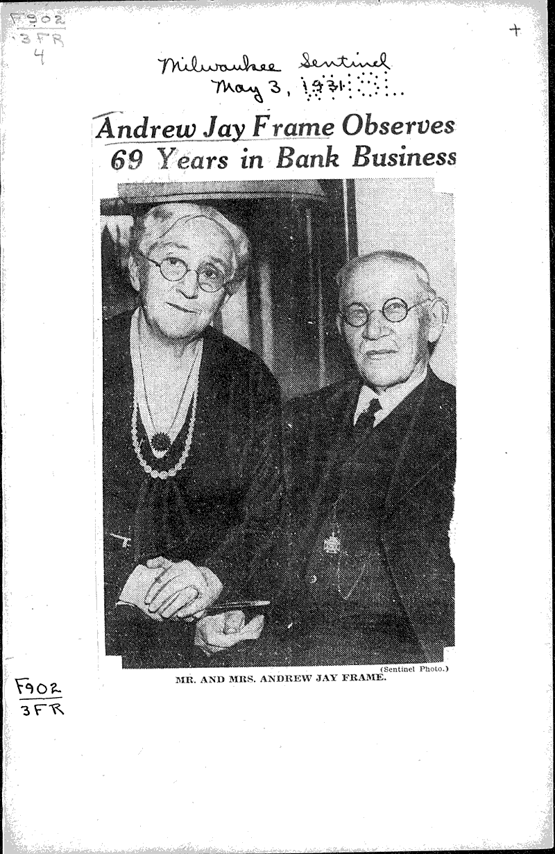  Source: Milwaukee Sentinel Date: 1931-05-03