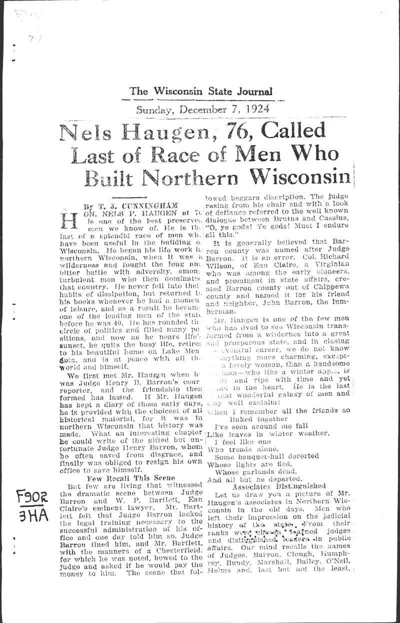  Source: Milwaukee Journal Date: 1924-12-07