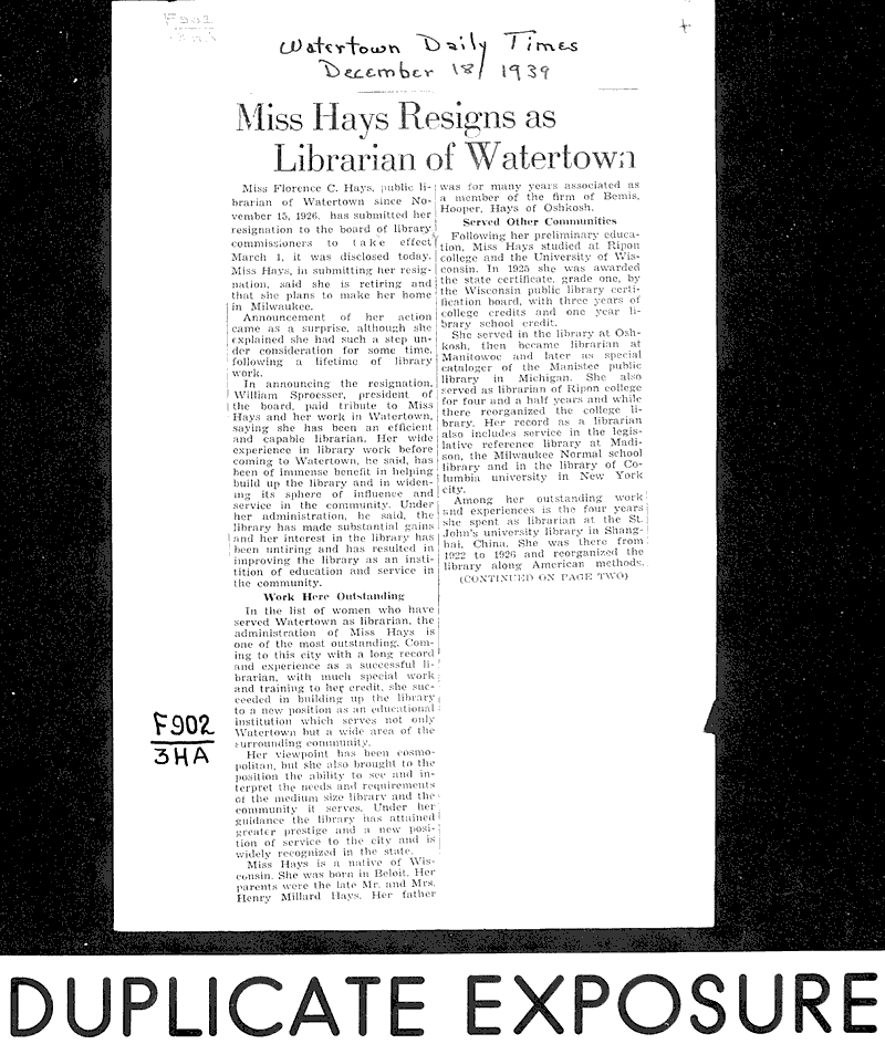  Source: Watertown Times Date: 1939-12-18