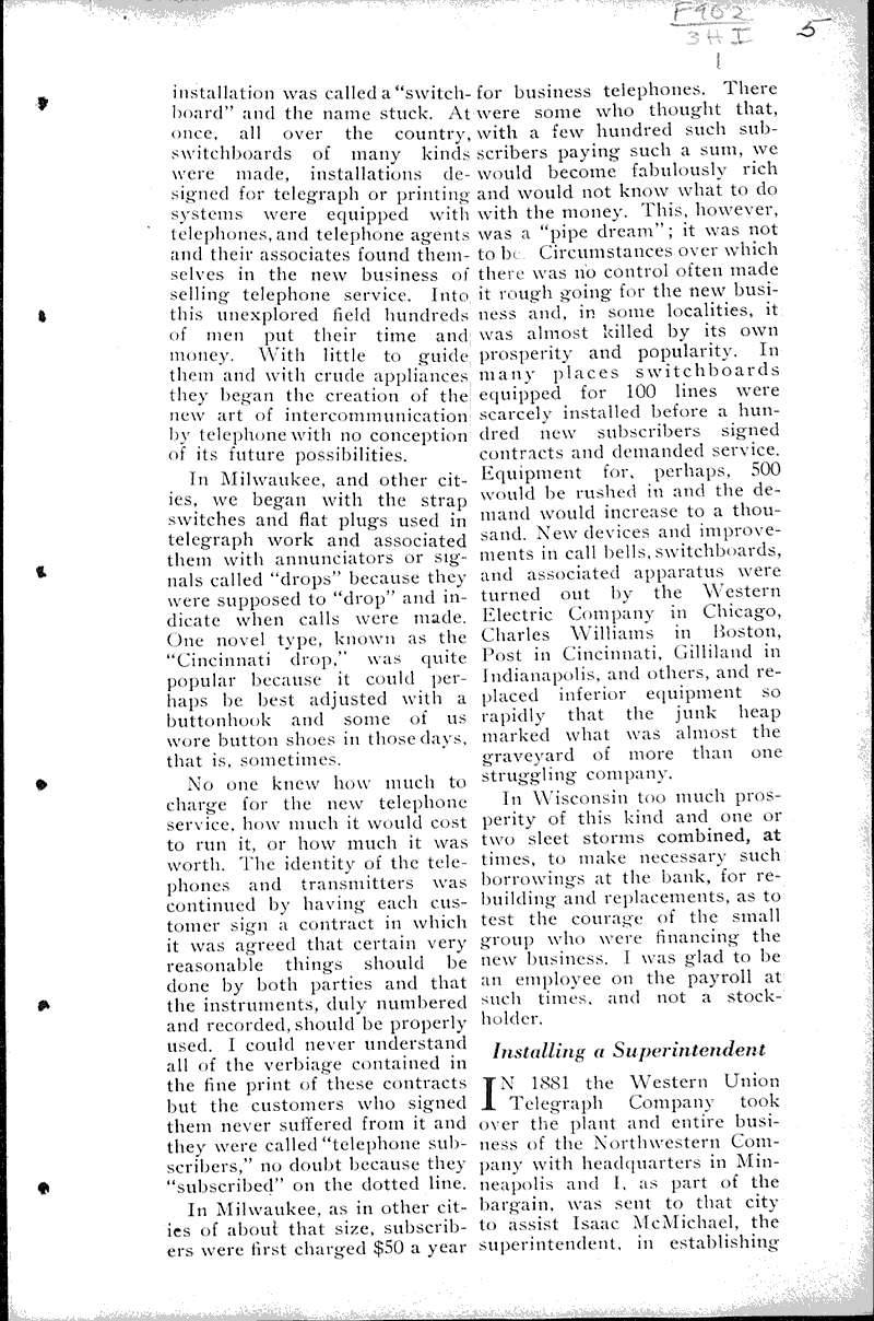  Source: Wisconsin Telephone News Date: 1936-09-??