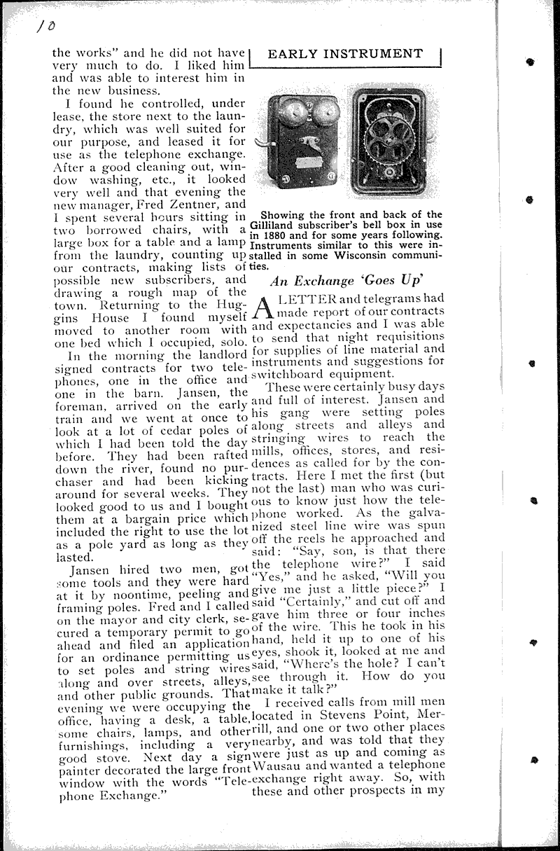  Source: Wisconsin Telephone News Date: 1936-09-??