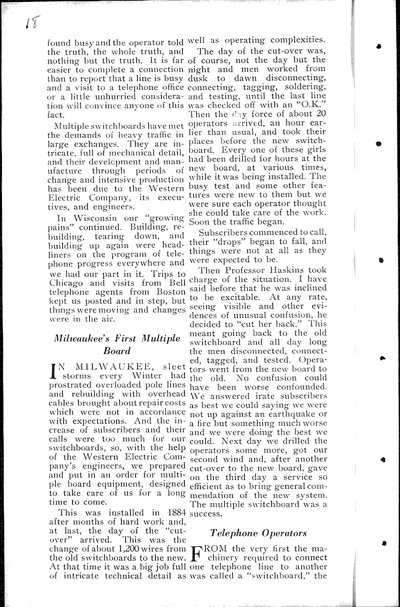  Source: Wisconsin Telephone News Date: 1936-09-??