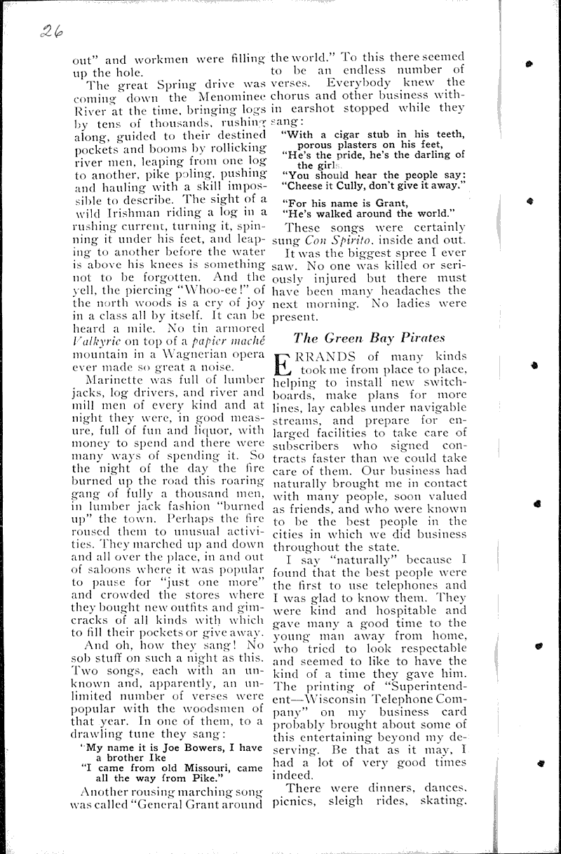  Source: Wisconsin Telephone News Date: 1936-09-??