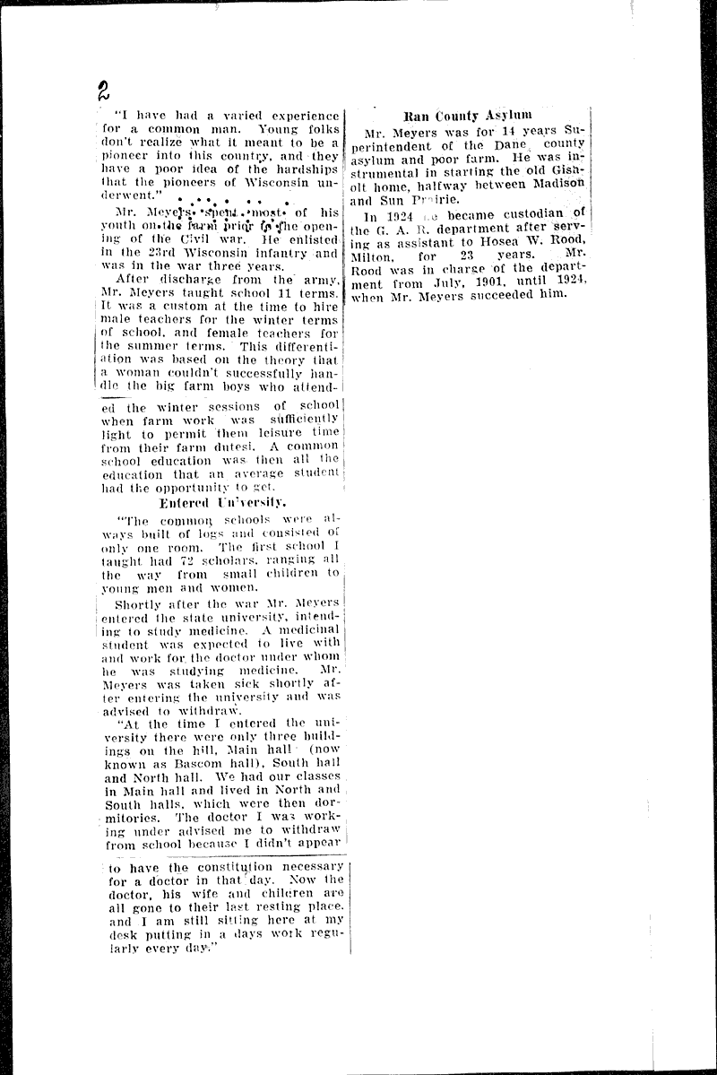  Source: Wisconsin State Journal Topics: Civil War Date: 1928-10-21
