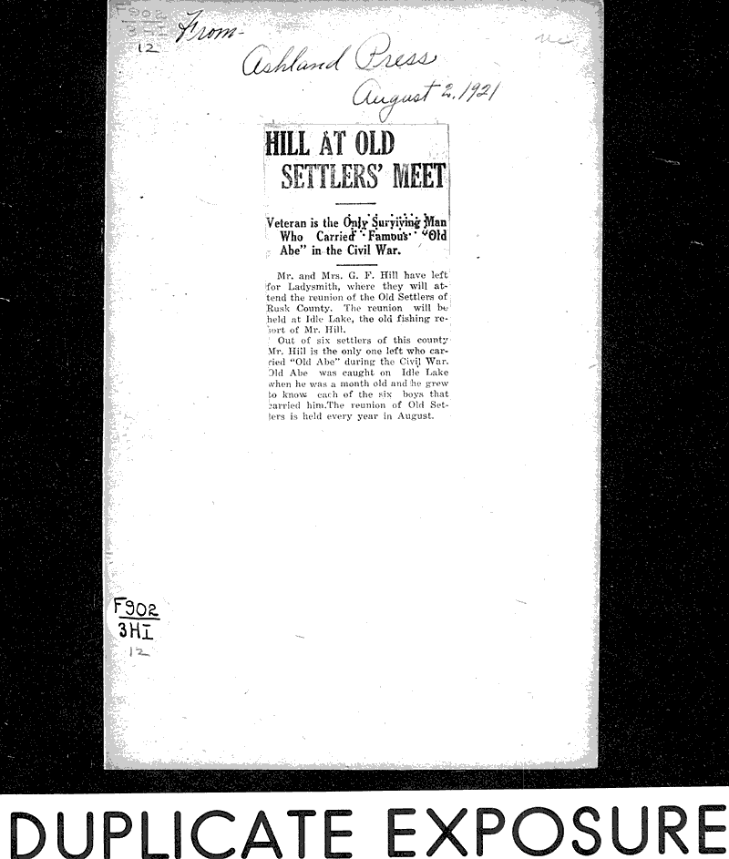  Source: Ashland Press Date: 1921-08-02