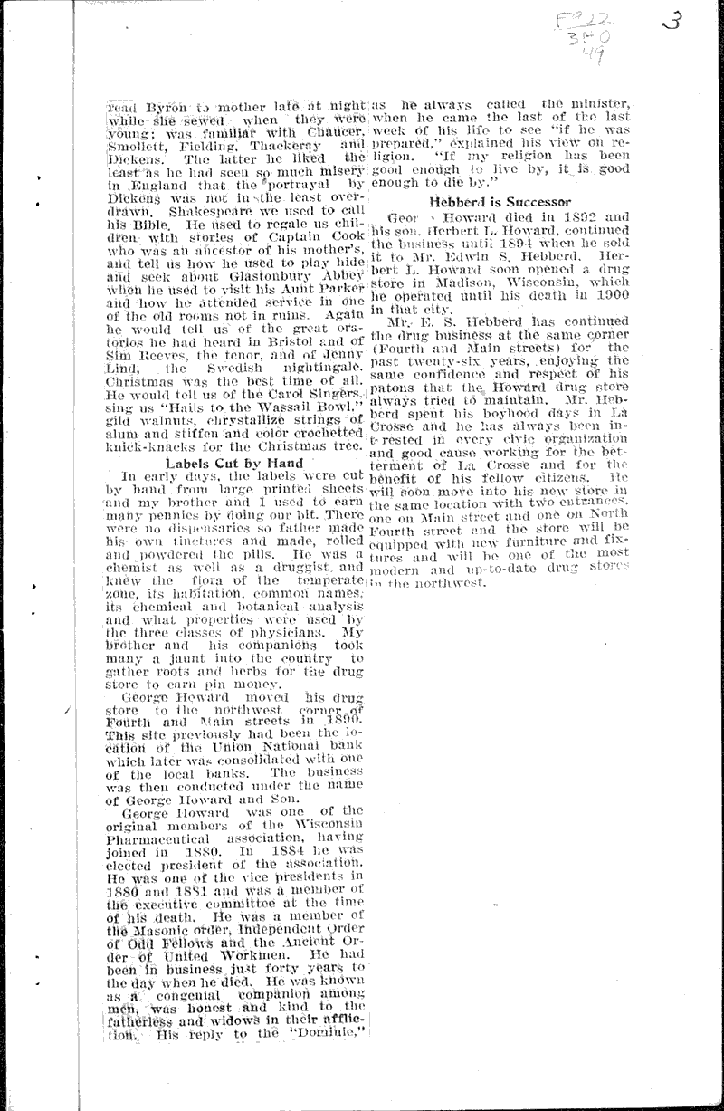  Source: LaCrosse Tribune Date: 1921-05-08