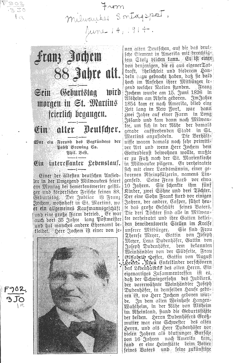  Source: Milwaukee-Sonntagspost Date: 1914-06-14