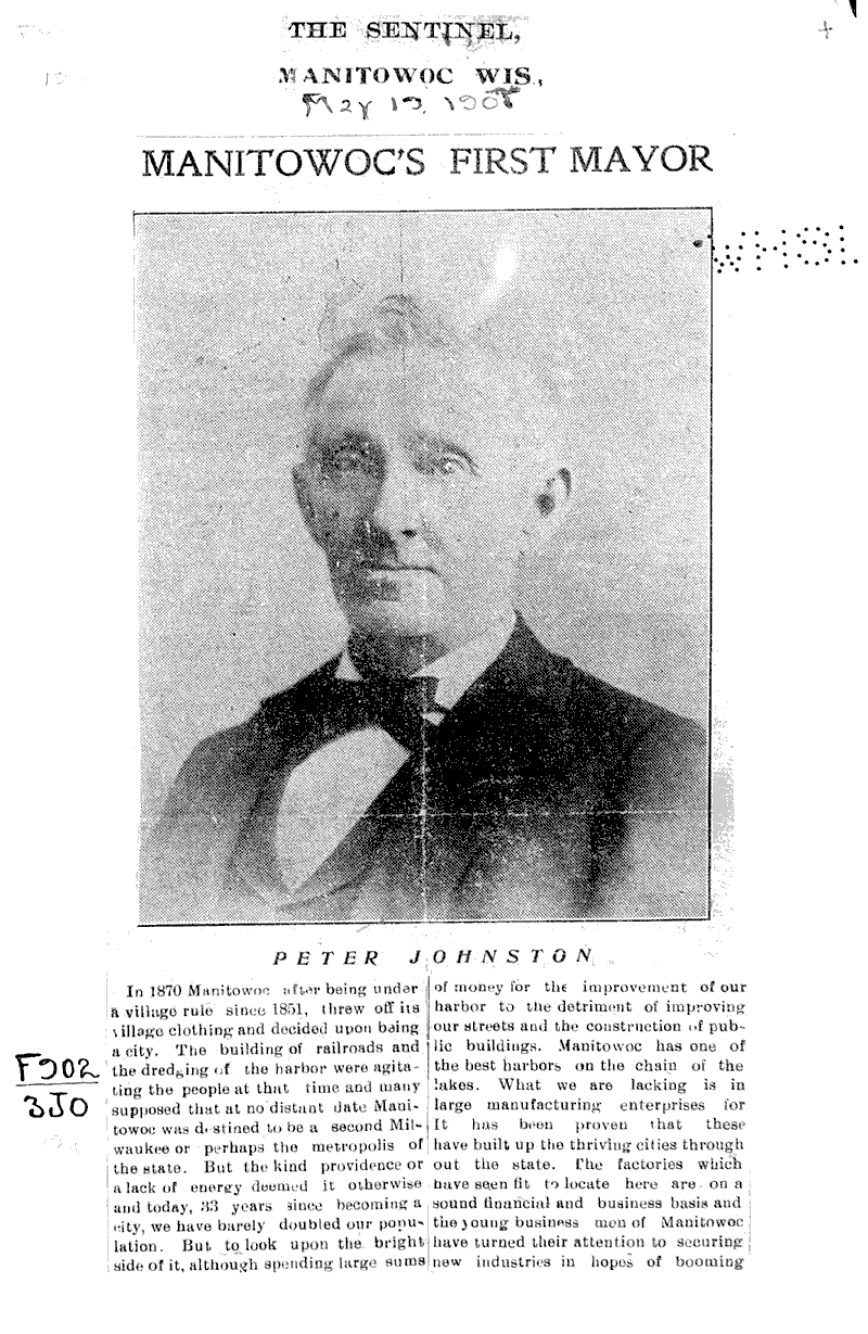  Source: Manitowoc Sentinel Date: 1901-05-19