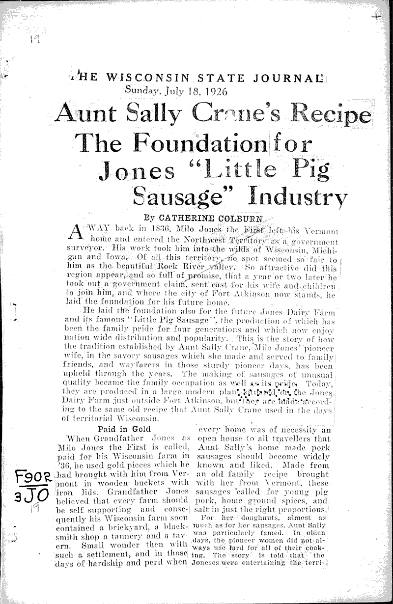  Date: 1926-07-18