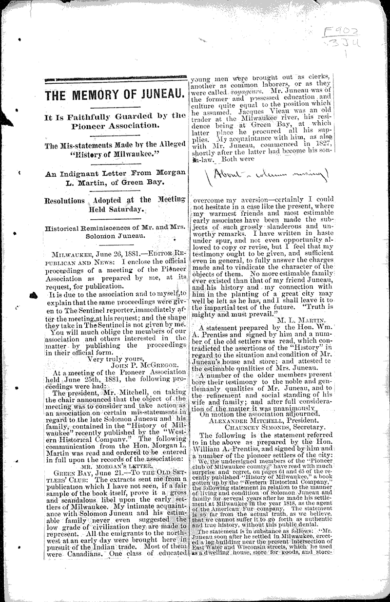  Topics: Government and Politics Date: 1881-06-26