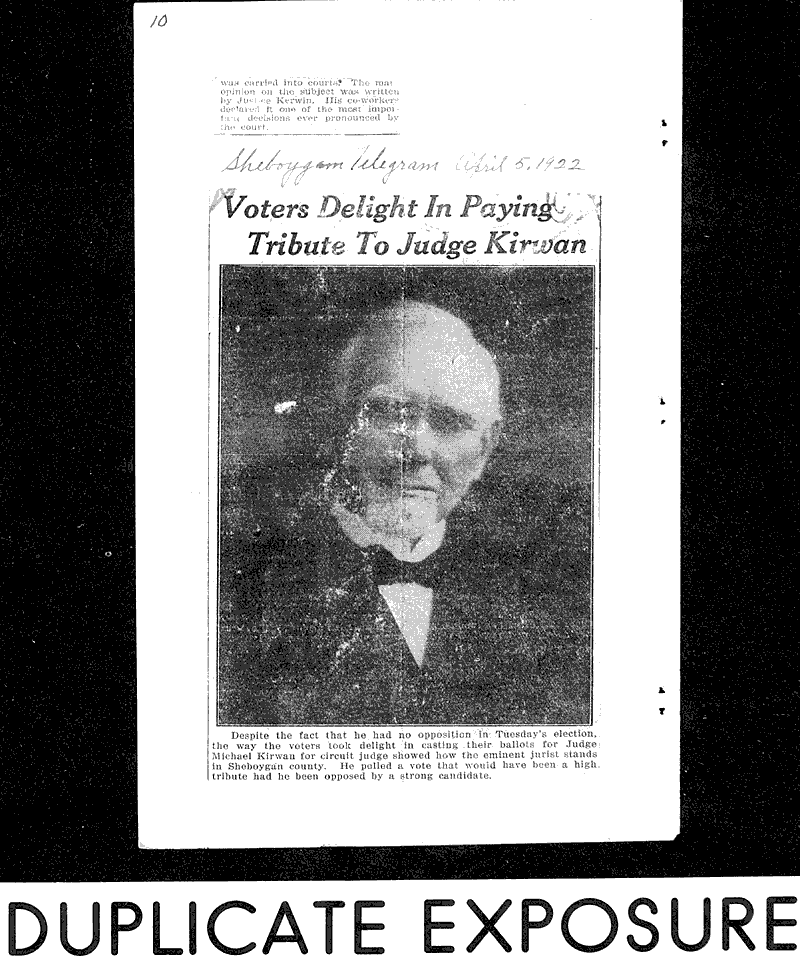  Source: Milwaukee Journal Date: 1921-01-30