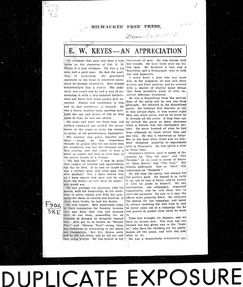  Source: Milwaukee Free Press Date: 1910-12-04
