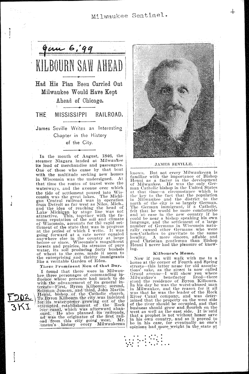  Source: Milwaukee Sentinel Date: 1899-01-06