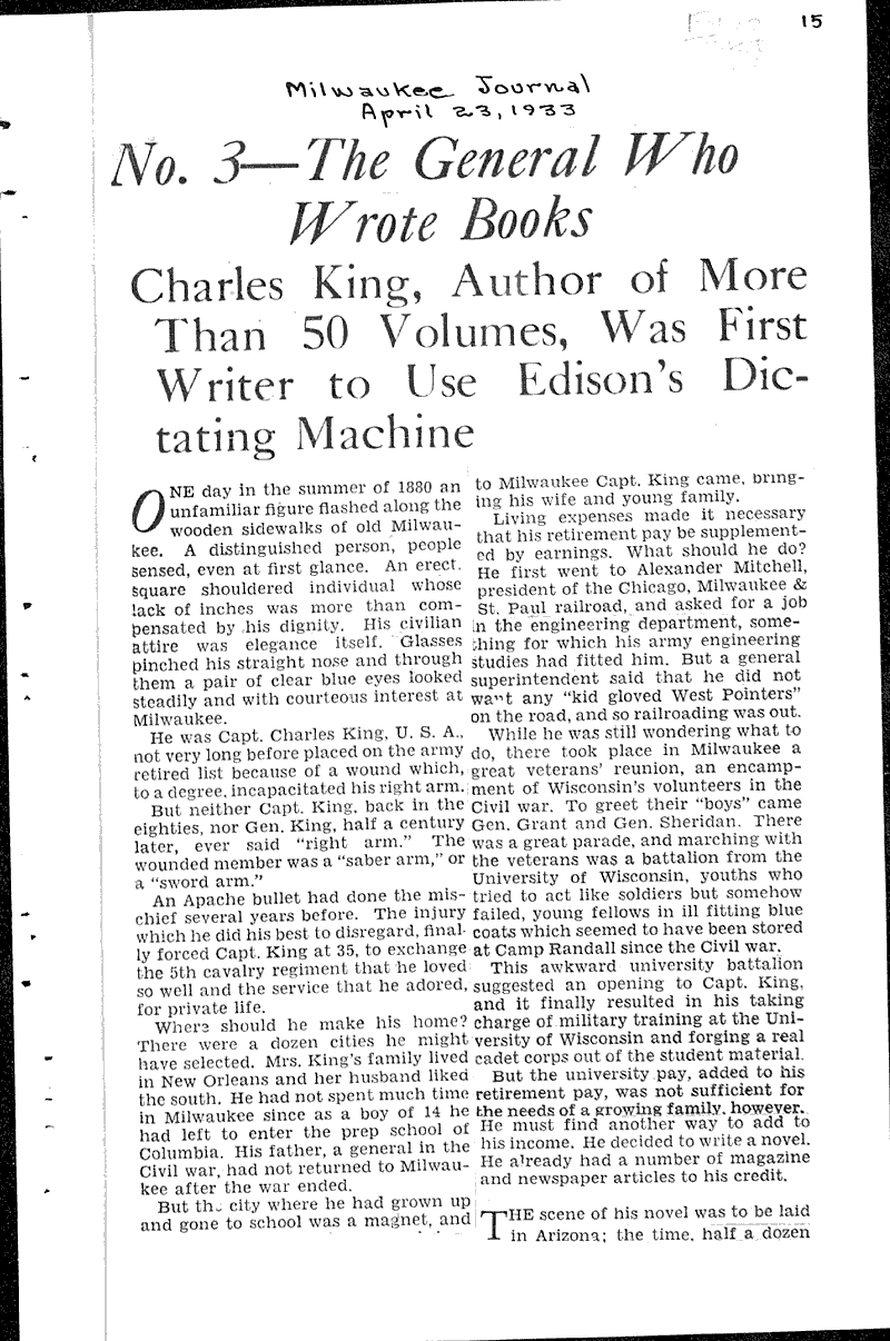  Source: Milwaukee Journal Date: 1933-04-09
