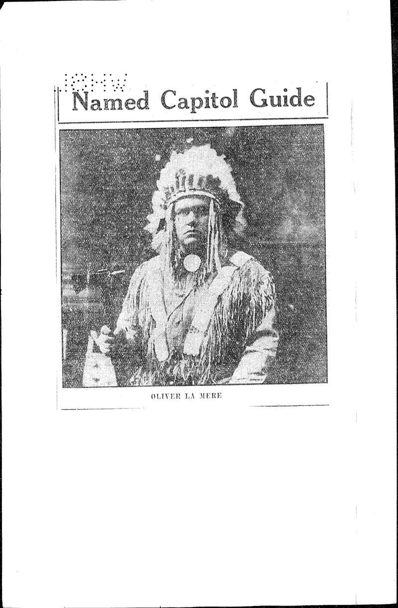  Source: Wisconsin State Journal Topics: Indians and Native Peoples Date: 1928-05-14