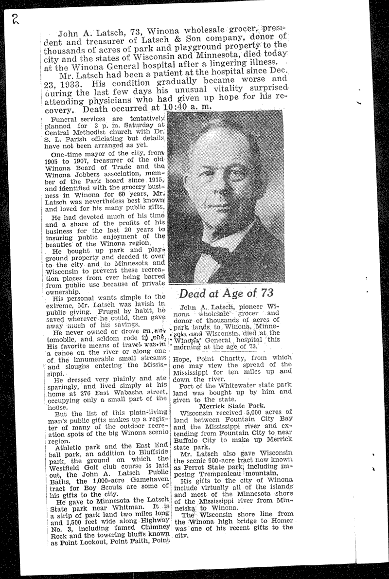  Source: Winona Republican-Herald (MN) Date: 1934-03-15