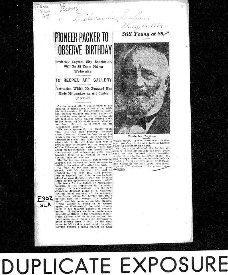  Source: Milwaukee Sentinel Date: 1916-05-16