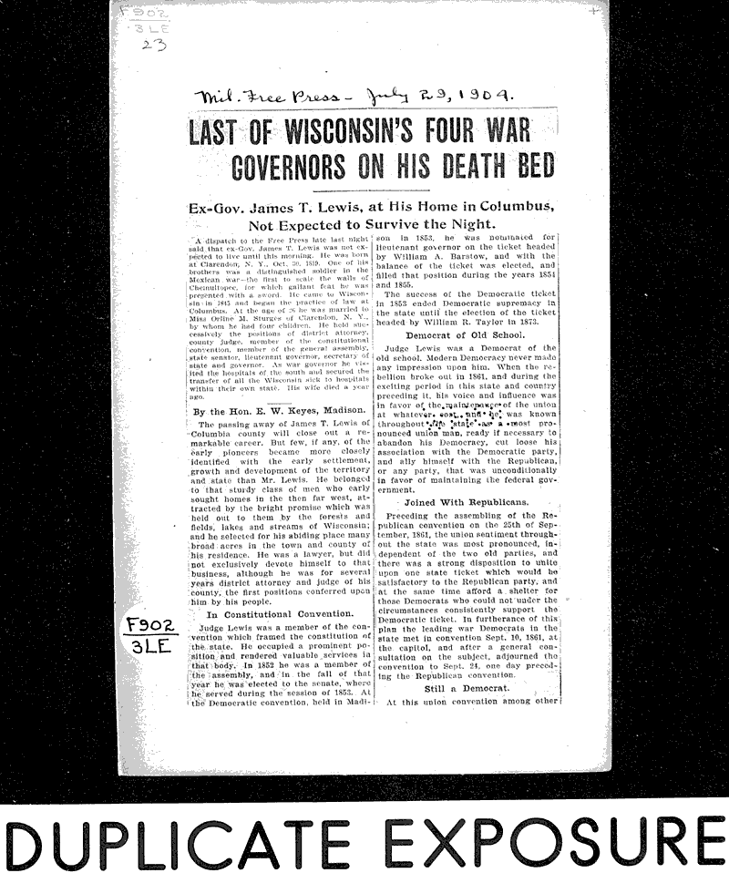  Source: Milwaukee Free Press Date: 1904-07-29