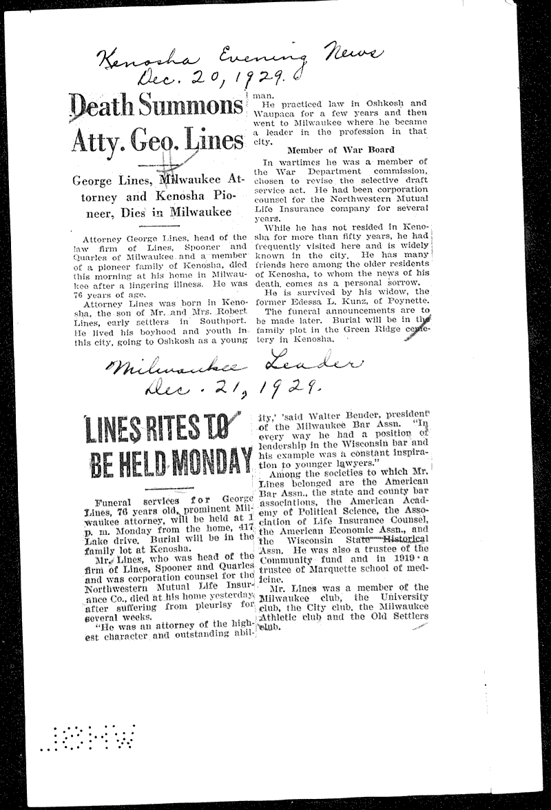  Source: Milwaukee Journal Date: 1929-12-20