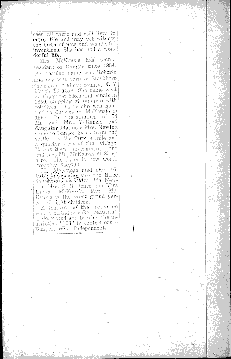  Source: Bangor Independent Date: 1921-03-17