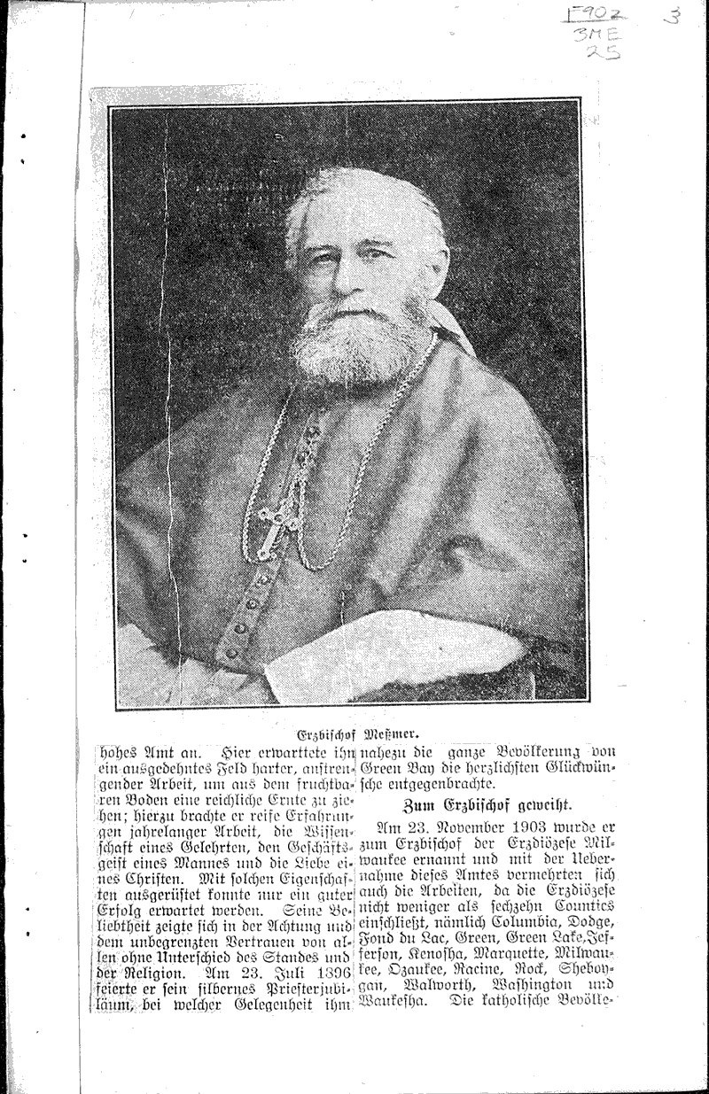  Source: Milwaukee Germania - Herald Topics: Church History Date: 1916-07-23