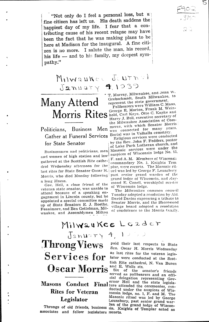  Source: Milwaukee Journal Date: 1939-01-04