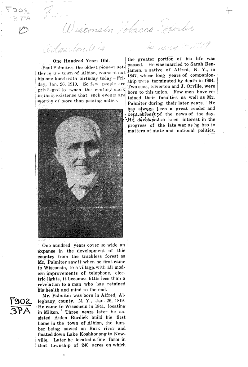  Source: Wisconsin Tobacco Reporter Date: 1919-06-24