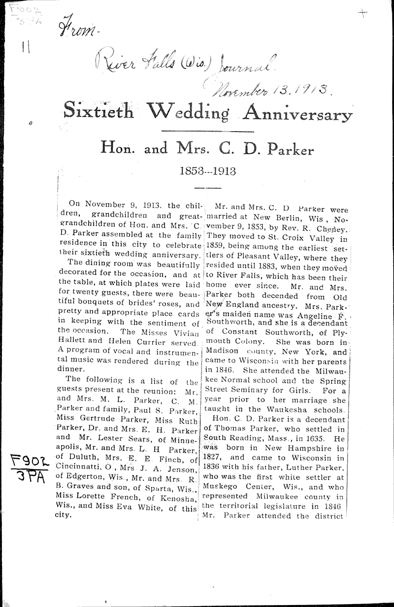  Source: River Falls Journal Date: 1913-11-13