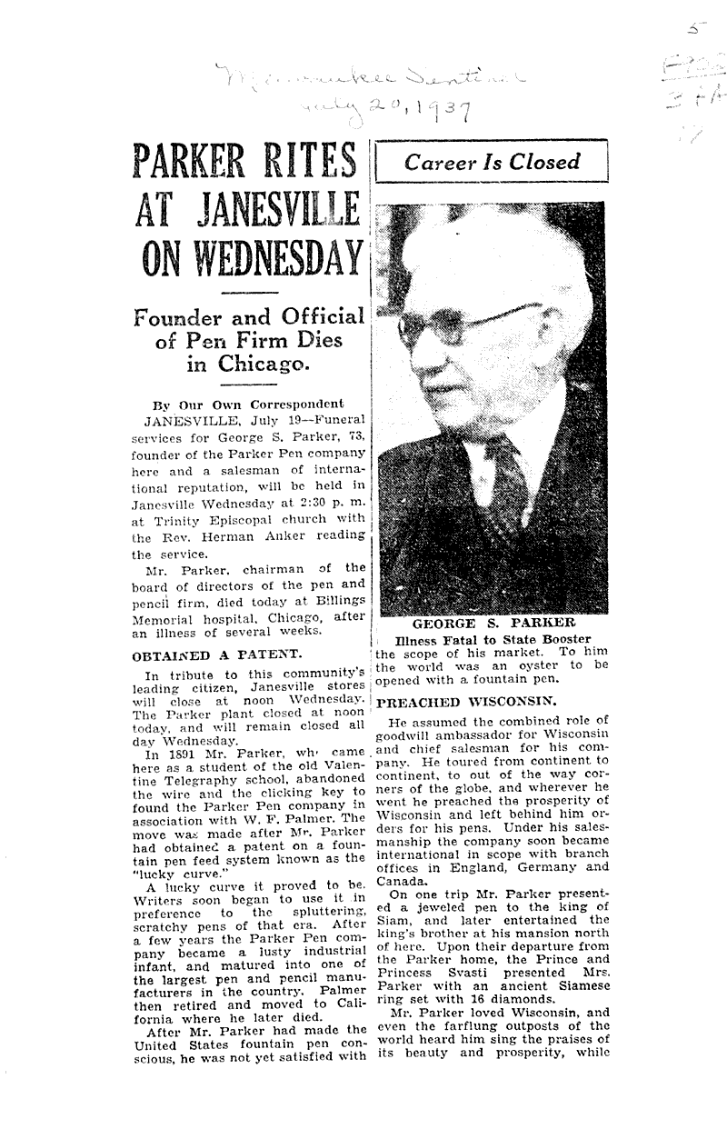  Source: Milwaukee Sentinel Date: 1937-07-20