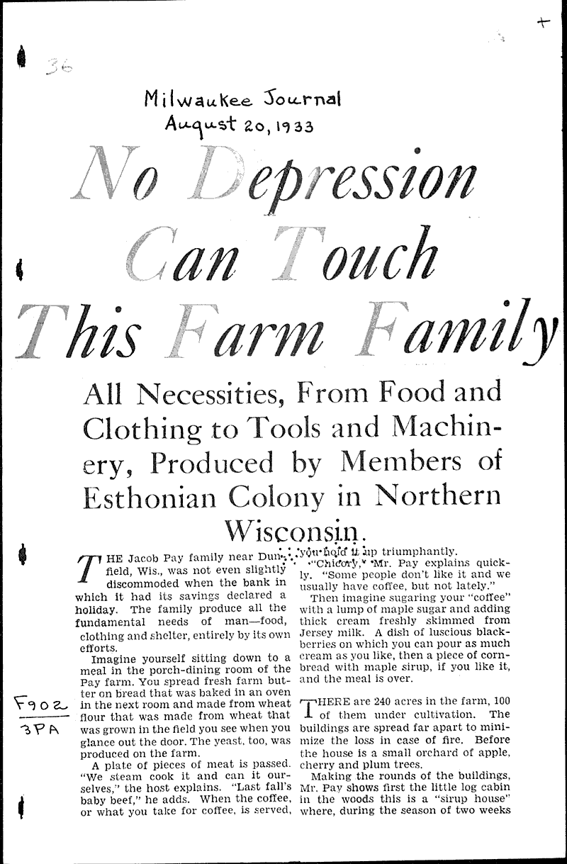  Source: Milwaukee Journal Date: 1933-08-20