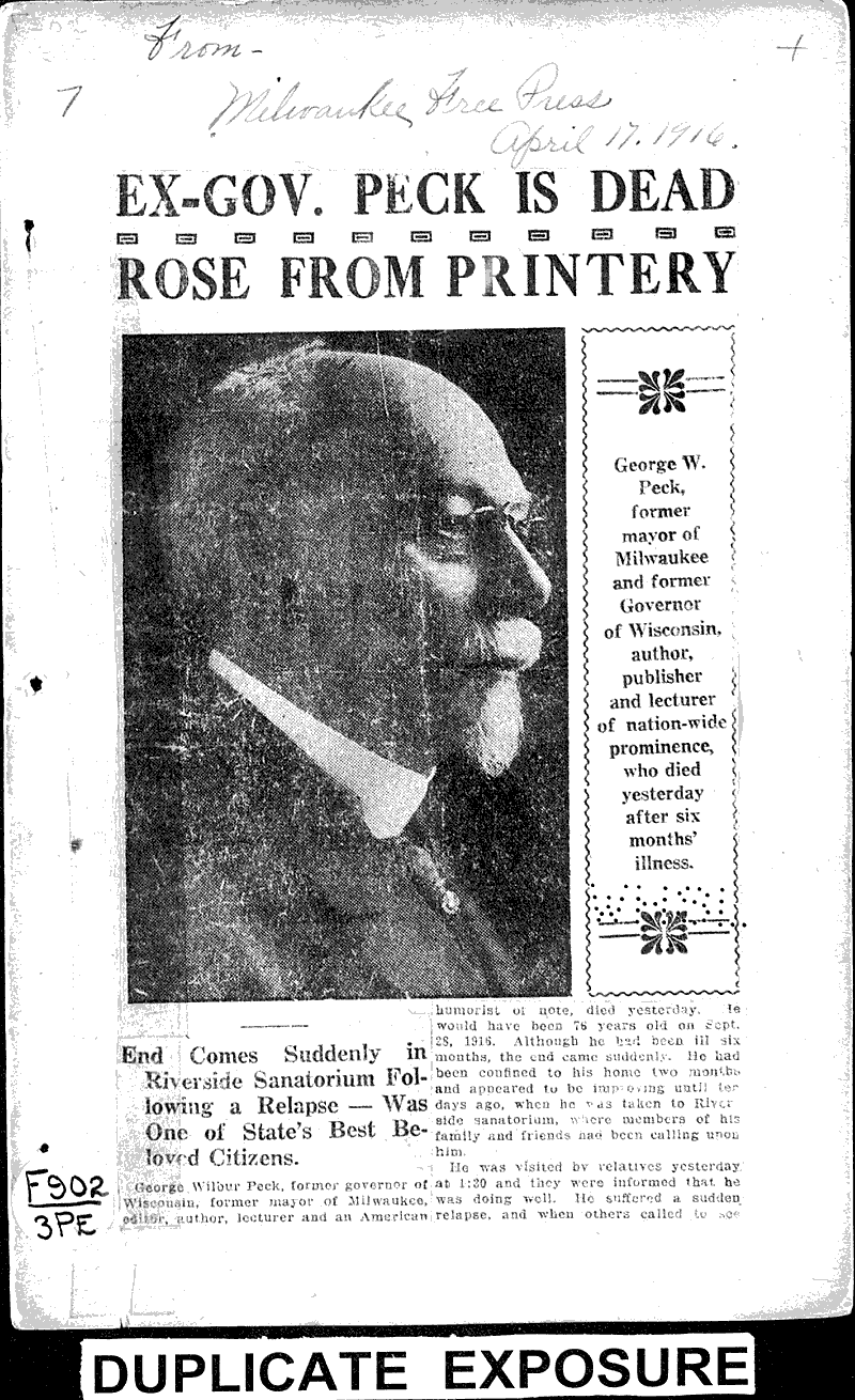  Source: Milwaukee Free Press Topics: Government and Politics Date: 1916-04-17