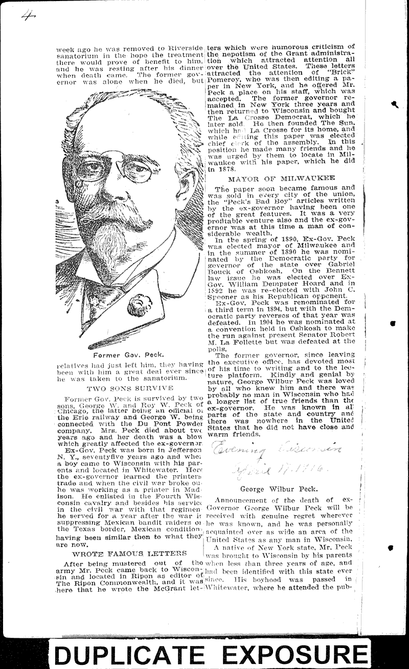  Source: Milwaukee Free Press Topics: Government and Politics Date: 1916-04-17