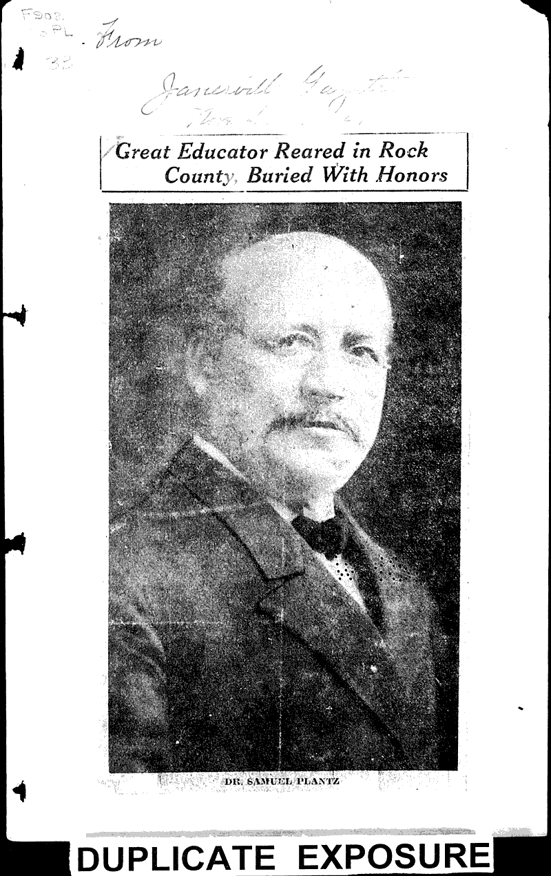  Source: Janesville Gazette Topics: Education Date: 1924-11-17