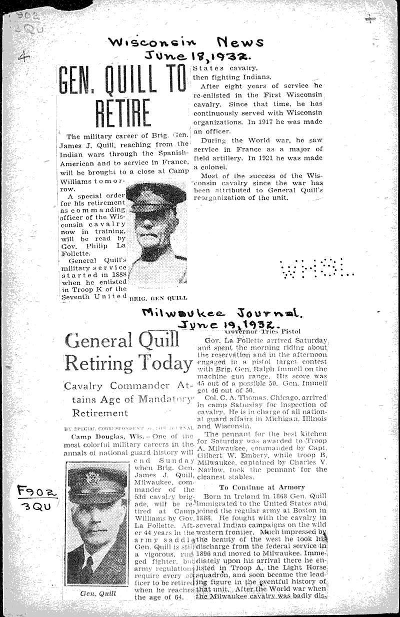  Source: Wisconsin News Topics: Wars Date: 1932-06-18