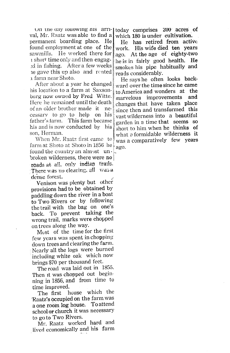  Source: Two Rivers Reporter Topics: Immigrants Date: 1913-08-02