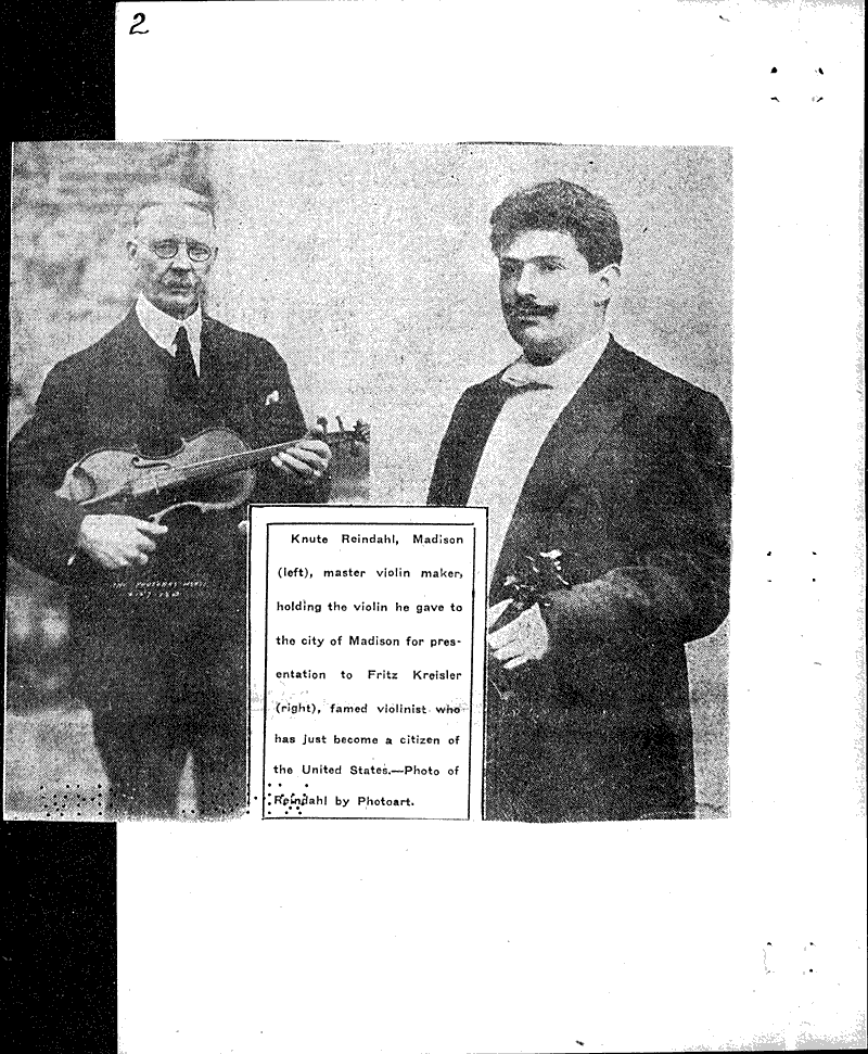  Source: Wisconsin State Journal Topics: Art and Music Date: 1922-03-03