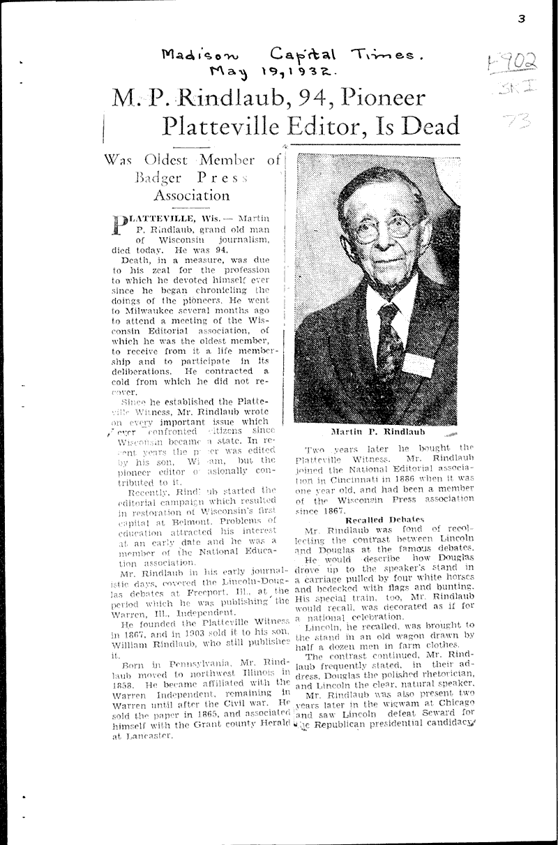  Source: Wisconsin Rapids Tribune Topics: Industry Date: 1932-05-19