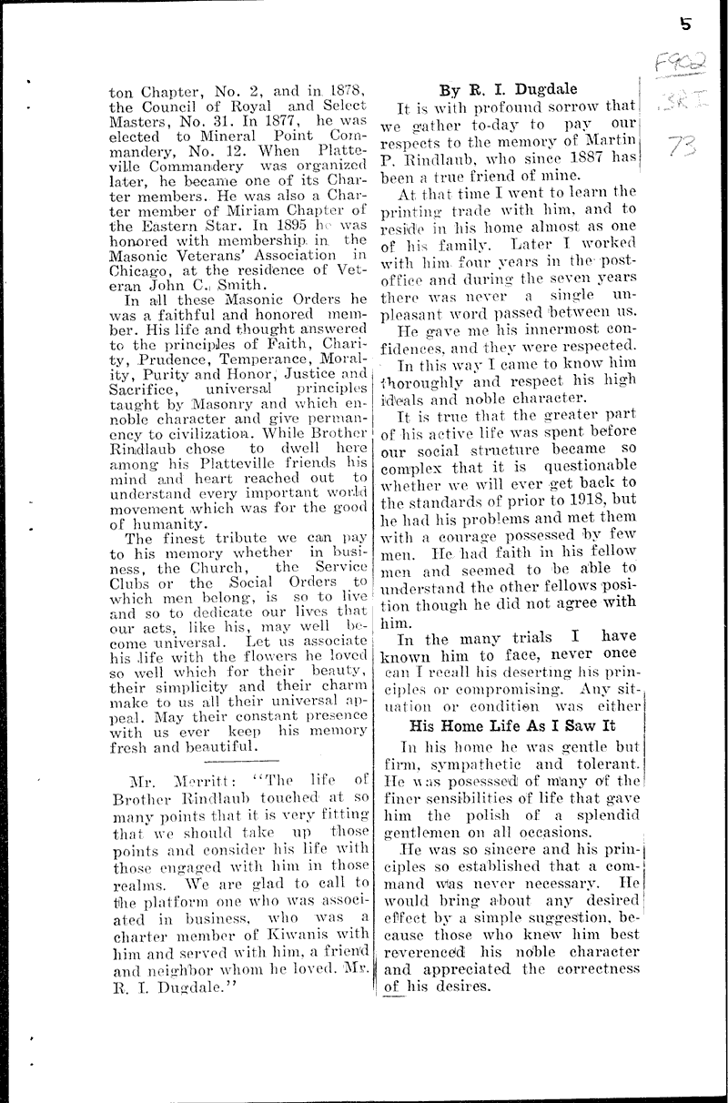  Source: Wisconsin Rapids Tribune Topics: Industry Date: 1932-05-19