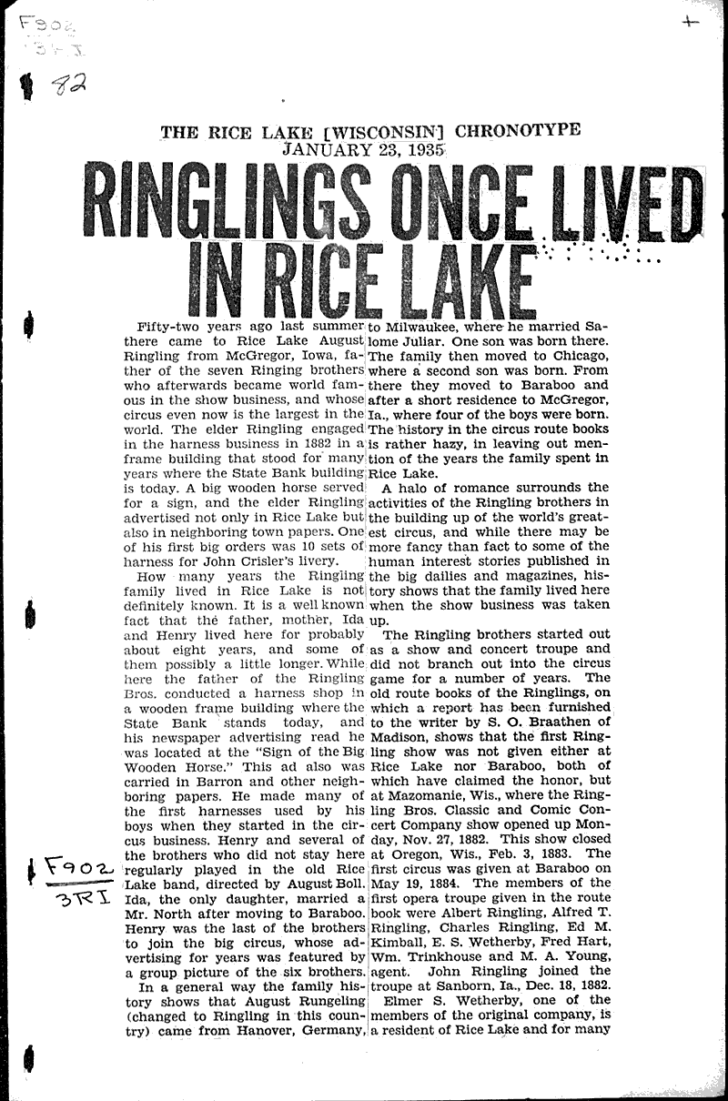  Source: Rice Lake Chronotype Topics: Industry Date: 1935-01-23