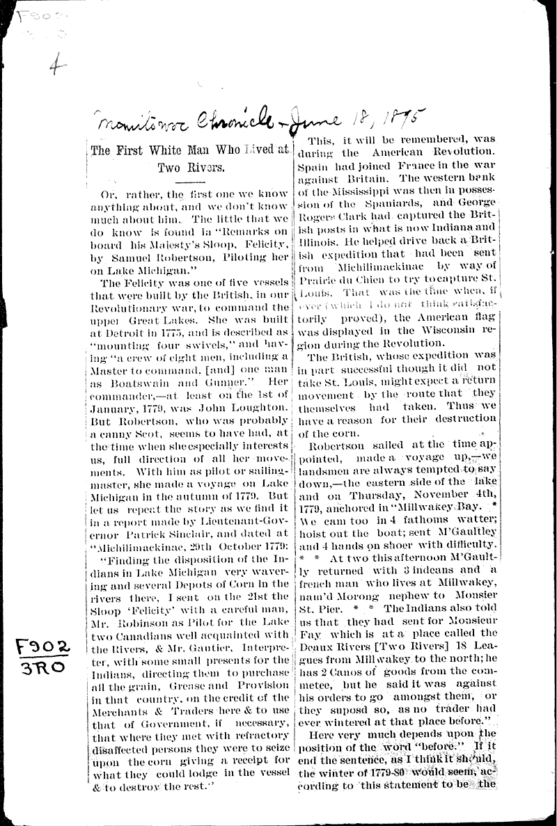  Source: Manitowoc Chronicle Date: 1895-06-18
