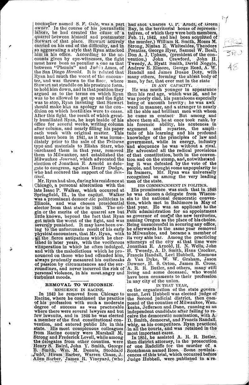  Source: Wisconsin State Journal Topics: Government and Politics Date: 1880-10-19